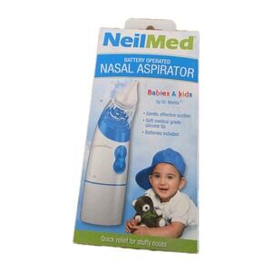 NeilMed Aspirator - Battery Operated Nasal Aspirator for Babies & Kids #1209